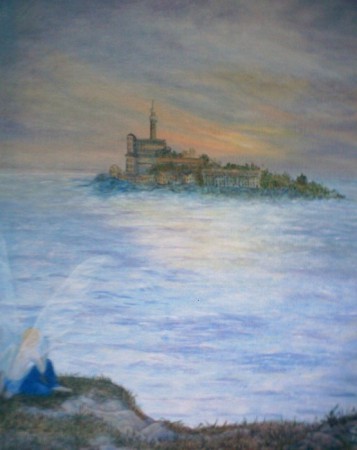 Bénédiction  huile sur toile 80/60 cm